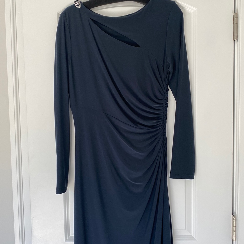 Blue Lauren Ralph Lauren Evening Formal Dress -size 12